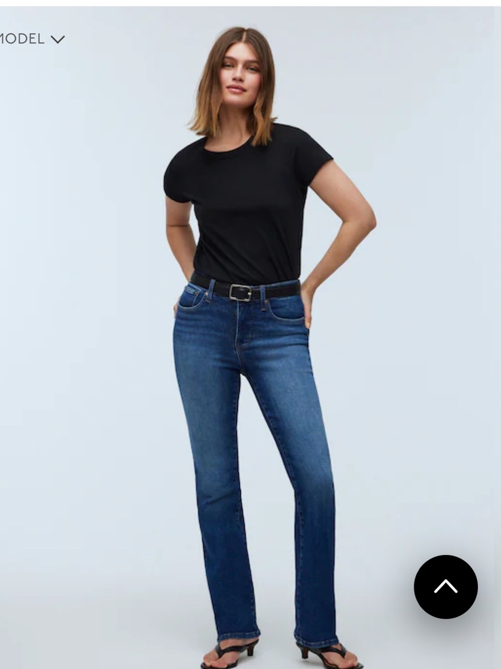 Madewell Mid-Rise Kickout Jeans